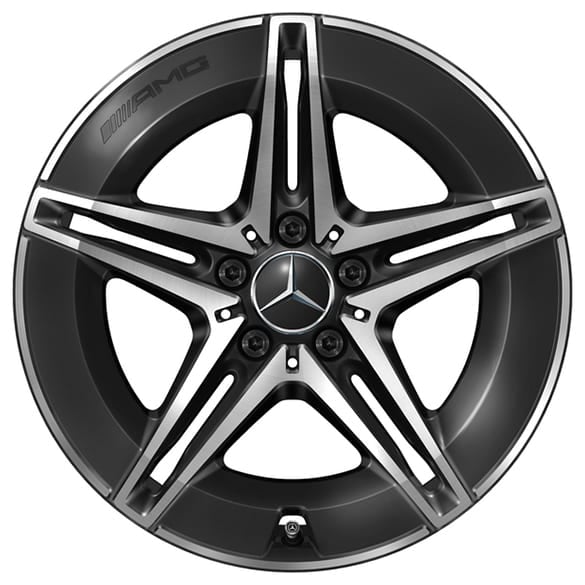 AMG 18-inch wheel set C-Class 206 Hybrid 5 double spokes Genuine Mercedes-Benz