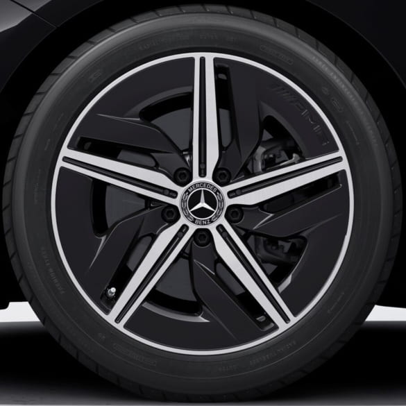 AMG 18-inch wheels CLA C174 5-spoke black high-sheen