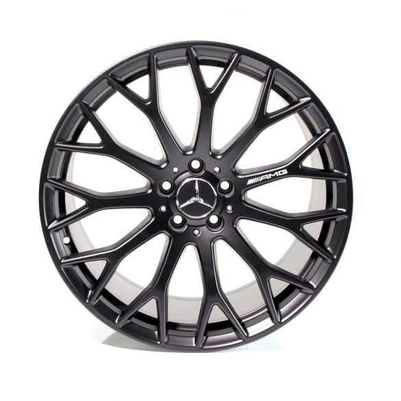 AMG 19 / 20 inch wheels cross spokes AMG GT / GT S black matt Genuine Mercedes-AMG