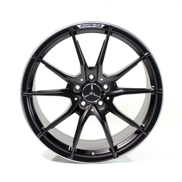 AMG 19 / 20 inch wheels 10-spoke AMG GT R C190 black matt Genuine Mercedes-AMG