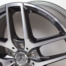 AMG 19 inch rims 5-twin-spoke GLC X253 Genuine Mercedes | A2534011800/31007X21-Satz
