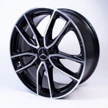 AMG 19 inch 5-double-spoke A35 AMG genuine Mercedes-Benz rim set  | A17740120007X23-B