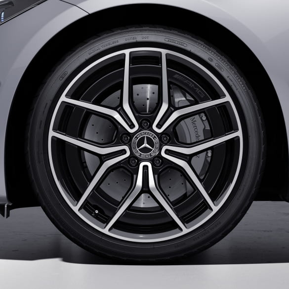 AMG 19 inch rim set C-Class 206 5-twin-spoke wheel black genuine Mercedes-Benz