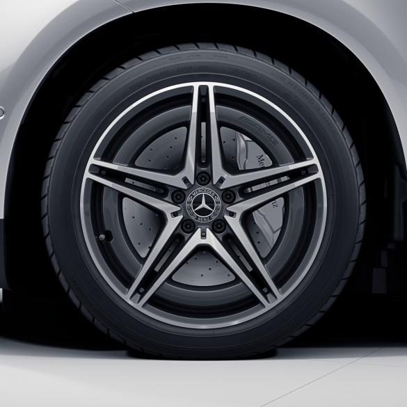 AMG 19 inch EQC N293 rims grey 5-double-spoke genuine | A2934010700/1400-7Y51