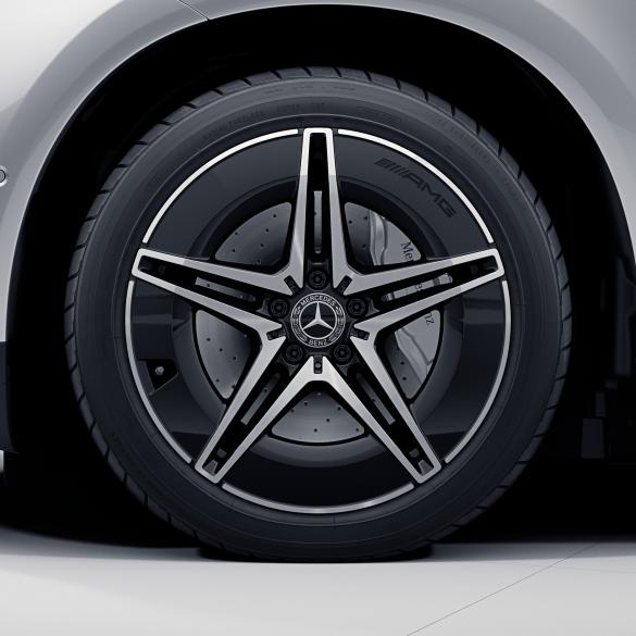 AMG 19 inch rim set EQC N293 5-double-spoke black genuine Mercedes-Benz