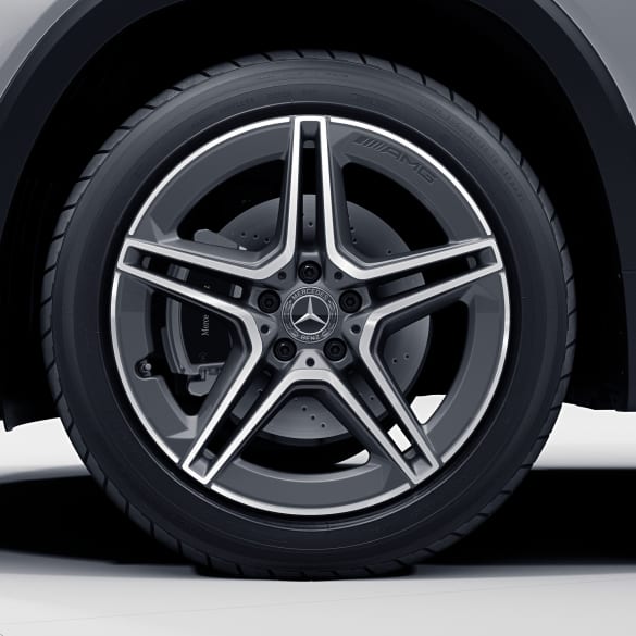 AMG 19 inch rim set GLA H247 5-double-spoke tantal grey Mercedes-Benz