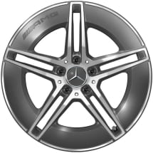 AMG 19-inch rims E-Class S214 estate grey Genuine Mercedes-AMG | A21440103000/0400 7Y51-S214