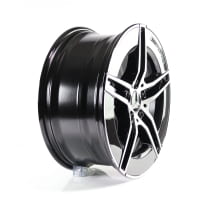 AMG 19 inch rims E-Class W214 sedan black 5-double-spokes Genuine Mercedes-AMG | A21440103000/0400 7X23-W214