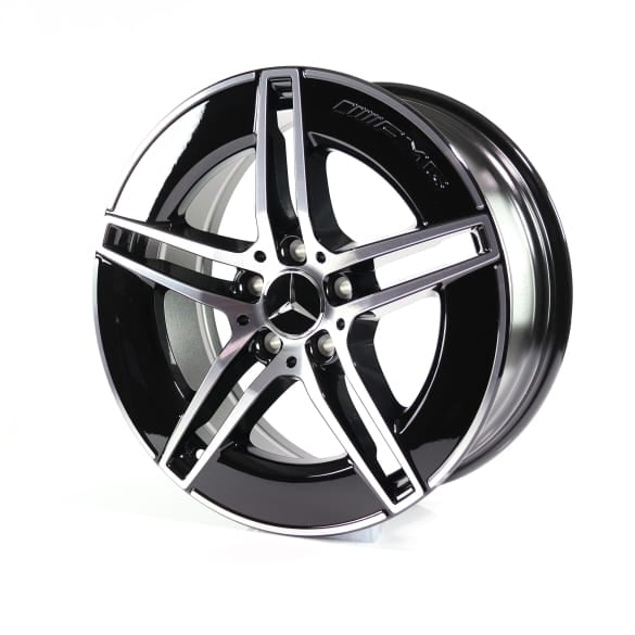 AMG 19 inch rims E-Class W214 sedan black 5-double-spokes Genuine Mercedes-AMG