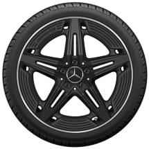AMG 19 inch wheels CLA 35 C118 Coupe black 5-spoke Genuine | A1184010600 7X71-C118