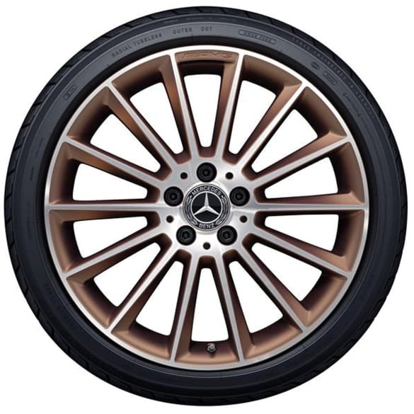 AMG 19 inch wheels CLA X118 Shooting Brake multi-spoke wheel copper genuine Mercedes-AMG
