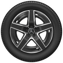 AMG 19 inch wheels GLC Coupe C254 black 5-spoke Genuine Mercedes-AMG | A2544010400 7X23-C254