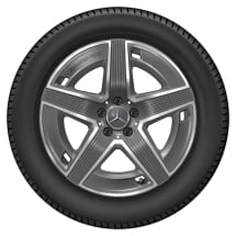 AMG 19 inch wheels GLC Coupe C254 tantal grey 5-spoke Genuine Mercedes-AMG | A2544010400 7Y51-C254
