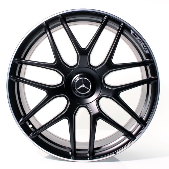 AMG 20 inch forged wheels S-Class Coupe C217 cross spokes black Genuine Mercedes-AMG