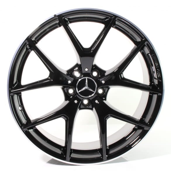 AMG 20 inch rim set black high-sheen GLC 253 cross-spoke wheel genuine Mercedes-Benz