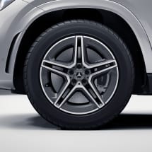 AMG 20 inch GLE V167 5-double-spoke rim set tremolit genuine Mercedes-Benz | A1674013200/3300-7X44-V167