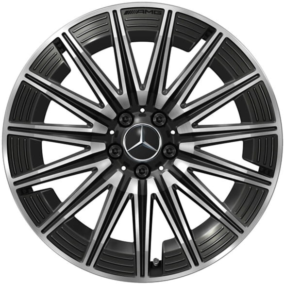 AMG 20 Inch Wheels CLE A236 Cabrio black multispokes Genuine Mercedes-AMG