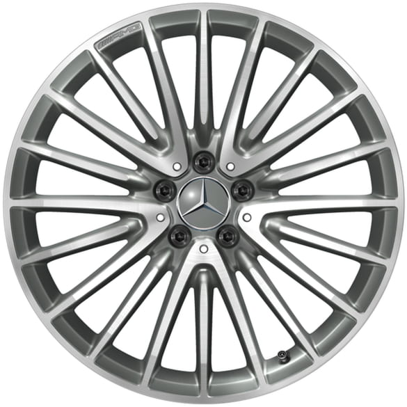 AMG 20-inch wheels CLS 53 AMG Coupé C257 multi-spokes titanium grey Genuine Mercedes-AMG