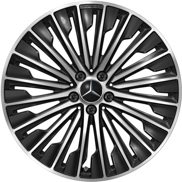 AMG 20-inch wheels E-Class S214 Estate black multispokes Genuine Mercedes-AMG | A2144010500/0600 7X23-S214