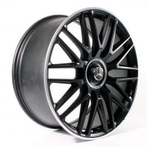 21 inch AMG SL R232 forged wheel set black matt | A2324012900/3000 7X71