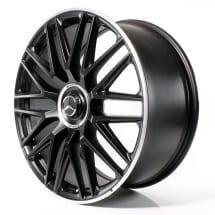 21 inch AMG SL R232 forged wheel set black matt | A2324012900/3000 7X71