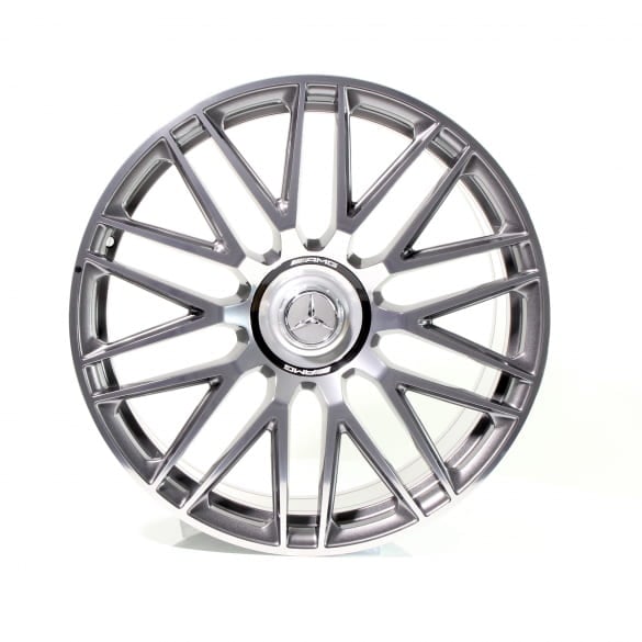 21 inch AMG SL R232 forged wheel set titanium grey | A2324012900/3000 7X21