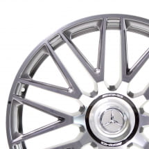 21 inch AMG SL R232 forged wheel set titanium grey | A2324012900/3000 7X21