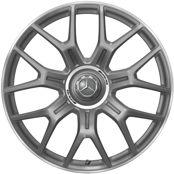 AMG 21-inch forged wheels GLC X254 SUV titanium grey matt cross spokes Genuine Mercedes-AMG