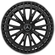 AMG 21-inch multi-spoke wheel set GLC X254 SUV black matt multi-spoke original Mercedes-AMG | A2544011400/-1500 7X71-X254