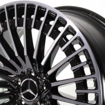 AMG 21 inch EQC N293 rims black multi-spoke genuine | A29340110/1100-7X23