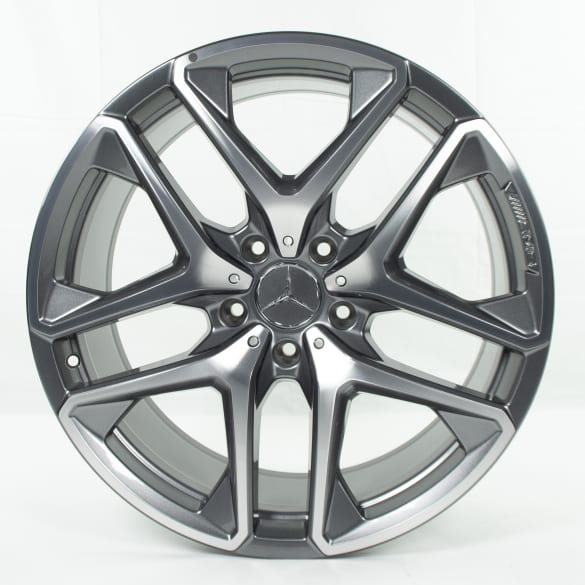 63 AMG 21 inch rim set G-Class W463A 5-double-spoke-wheel grey genuine Mercedes-Benz