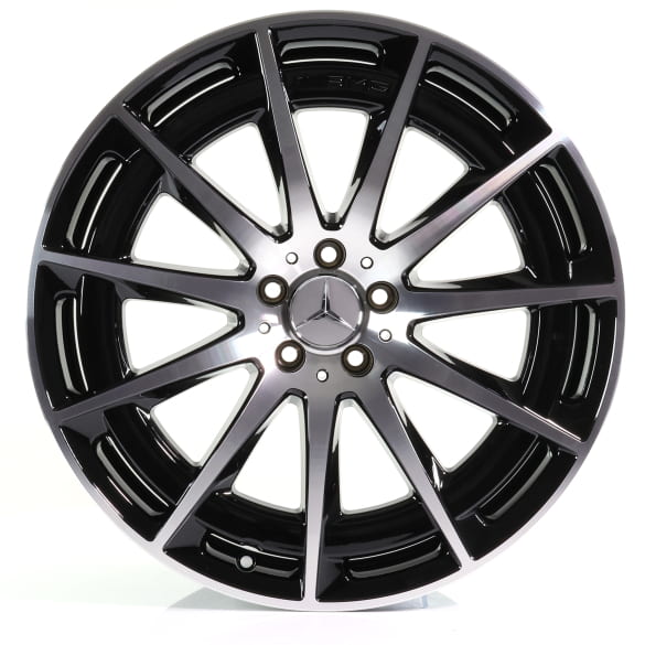 AMG 21 inch rims EQS V297 black genuine Mercedes-Benz | A2974011400-7X23