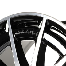 AMG 21 inch rims EQS V297 black genuine Mercedes-Benz | A2974011400-7X23