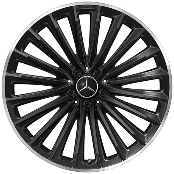AMG 21-inch wheel set EQE V295 multi-spoke wheel black Genuine Mercedes-Benz