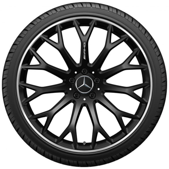 21 inch AMG SL R232 wheel set black matt  | A2324012700/2800 7X71 21 inch AMG SL R232 wheel set black matt  | A2324012700/2800 7X71