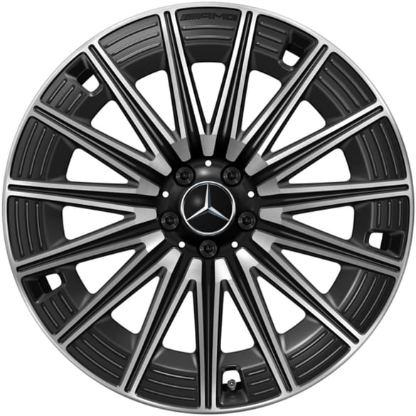 AMG 21-inch wheels E-Class W214 Sedan black multispokes Genuine Mercedes-AMG