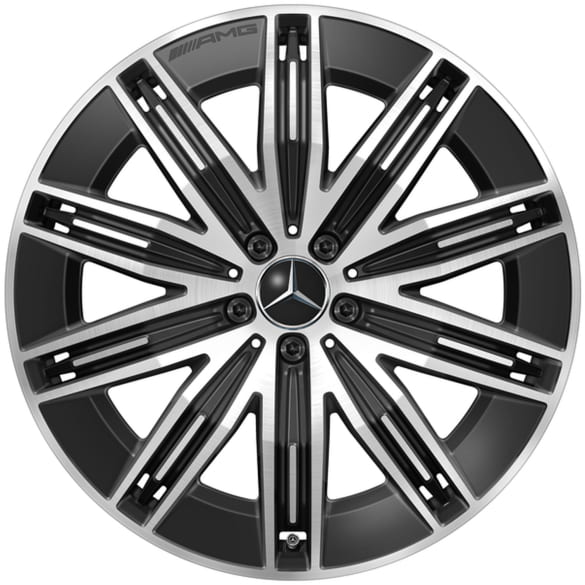 AMG 21 inch wheels EQE SUV X294 multispokes black Genuine Mercedes-AMG