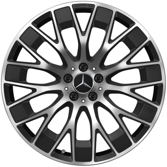 AMG 21 inch wheels EQE SUV X294 Y-Spoke black matt silver Genuine Mercedes-AMG