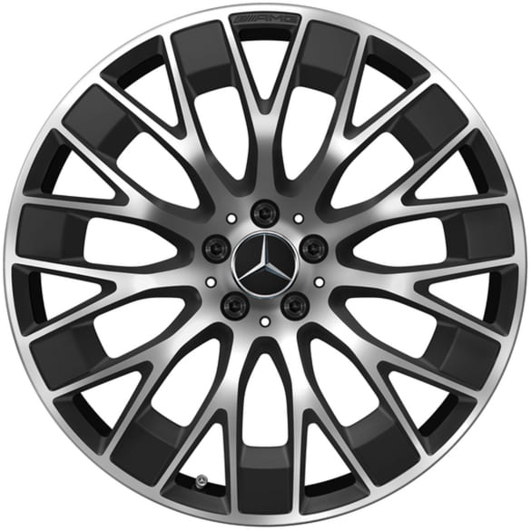 AMG 21 inch wheels EQE SUV X294 multispoke black matt  | A2944011500 7X36-X294