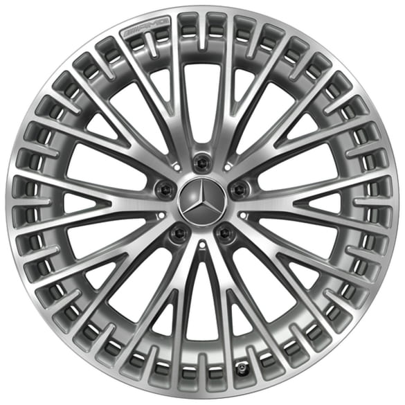 AMG 21-inch wheels EQS 53 AMG V297 multi-spokes tantalum grey Genuine Mercedes-AMG