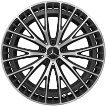 21 inch AMG wheels GLC C254 Coupe black matt cross spokes | A2544011400/-15007X36-C254