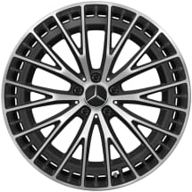 21 inch AMG wheels GLC C254 Coupe black matt cross spokes | A2544011400/-15007X36-C254