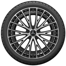 21 inch AMG wheels GLC C254 Coupe black matt cross spokes | A2544011400/-15007X36-C254