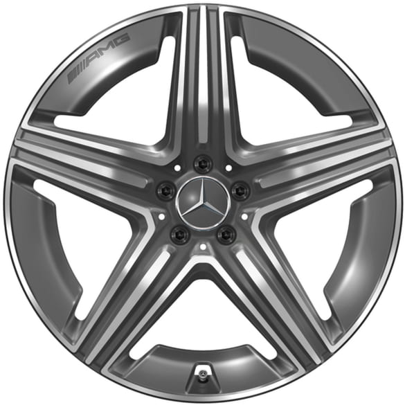 AMG 21 inch wheels GLE C167 V167 5-spoke tantal grey Genuine Mercedes-AMG