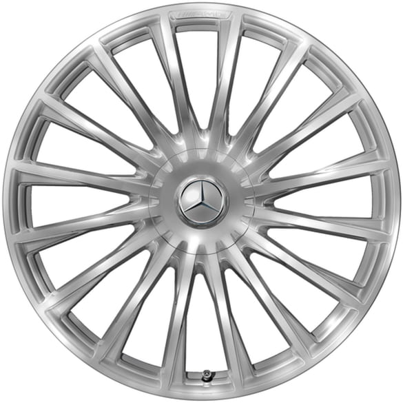 AMG 21 inch wheels S-Klasse S63 AMG V223 mirror polished multi-spoke Genuine Mercedes-AMG