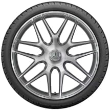 AMG 22-inch forged wheel set GLE V167 cross-spoke titangrau Genuine Mercedes-Benz | A1674015601-5701 7X21