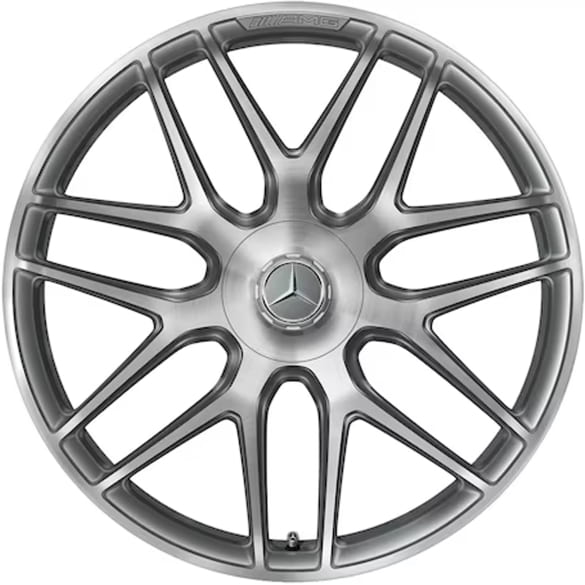 AMG 22-inch forged wheel set GLE V167 cross-spoke titangrau Genuine Mercedes-Benz | A1674015601-5701 7X21