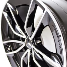 AMG 22 inch GLE V167 5-double-spoke rim set genuine Mercedes-Benz | A1674013600/3700-7X23-V167