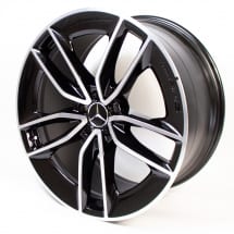 AMG 22 inch GLE V167 5-double-spoke rim set genuine Mercedes-Benz | A1674013600/3700-7X23-V167