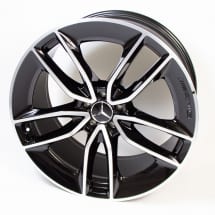 AMG 22 inch GLE V167 5-double-spoke rim set genuine Mercedes-Benz | A1674013600/3700-7X23-V167